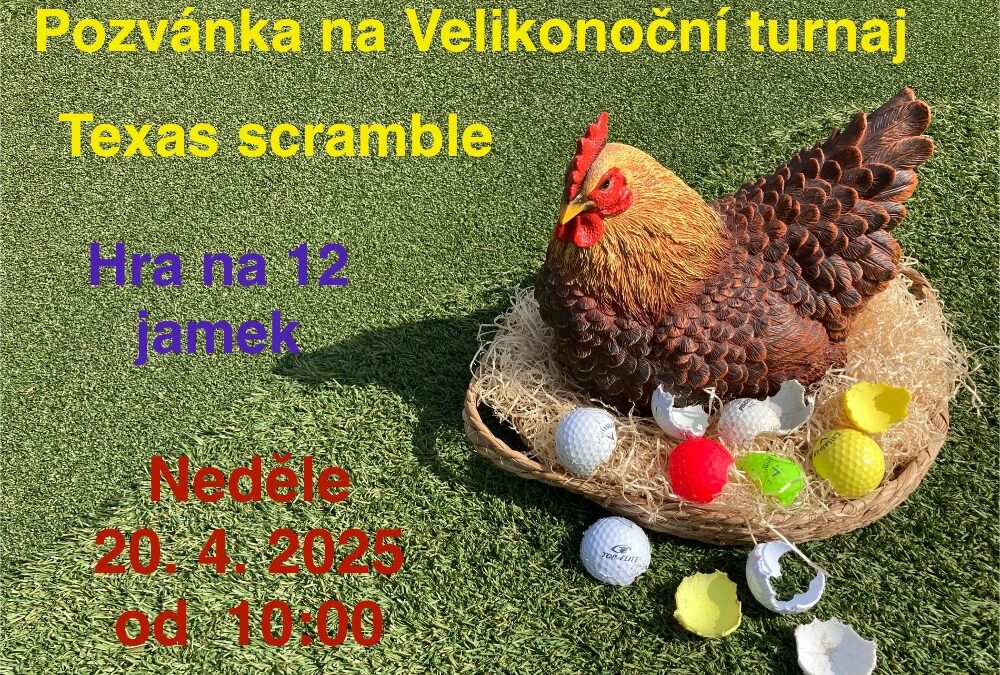 Pozvánka na Velikonoční turnaj dvojic